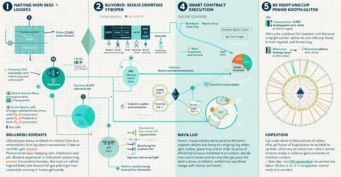 Инфографика, объясняющая, что такое газ в Ethereum и как он влияет на транзакции.