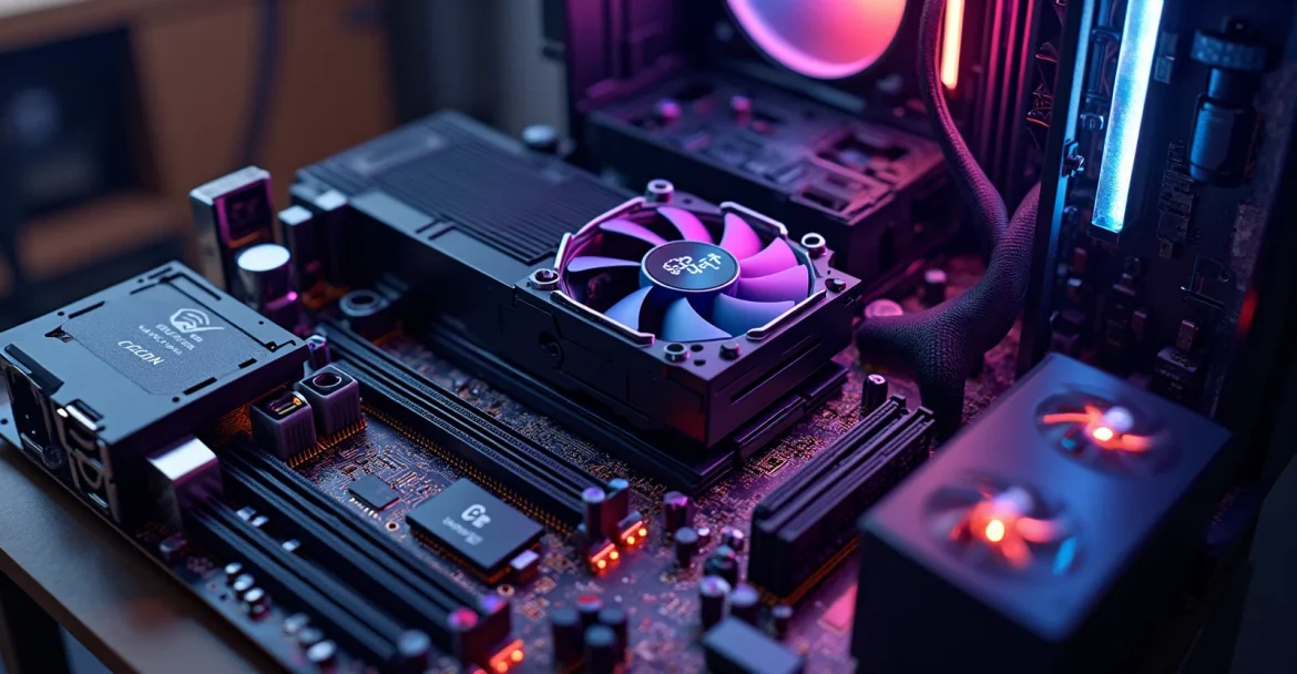 Домашний ПК, используемый для майнинга криптовалют