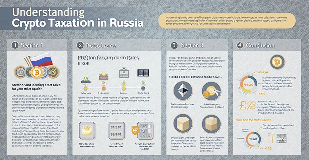 Инфографика основных принципов налогообложения криптовалют в России